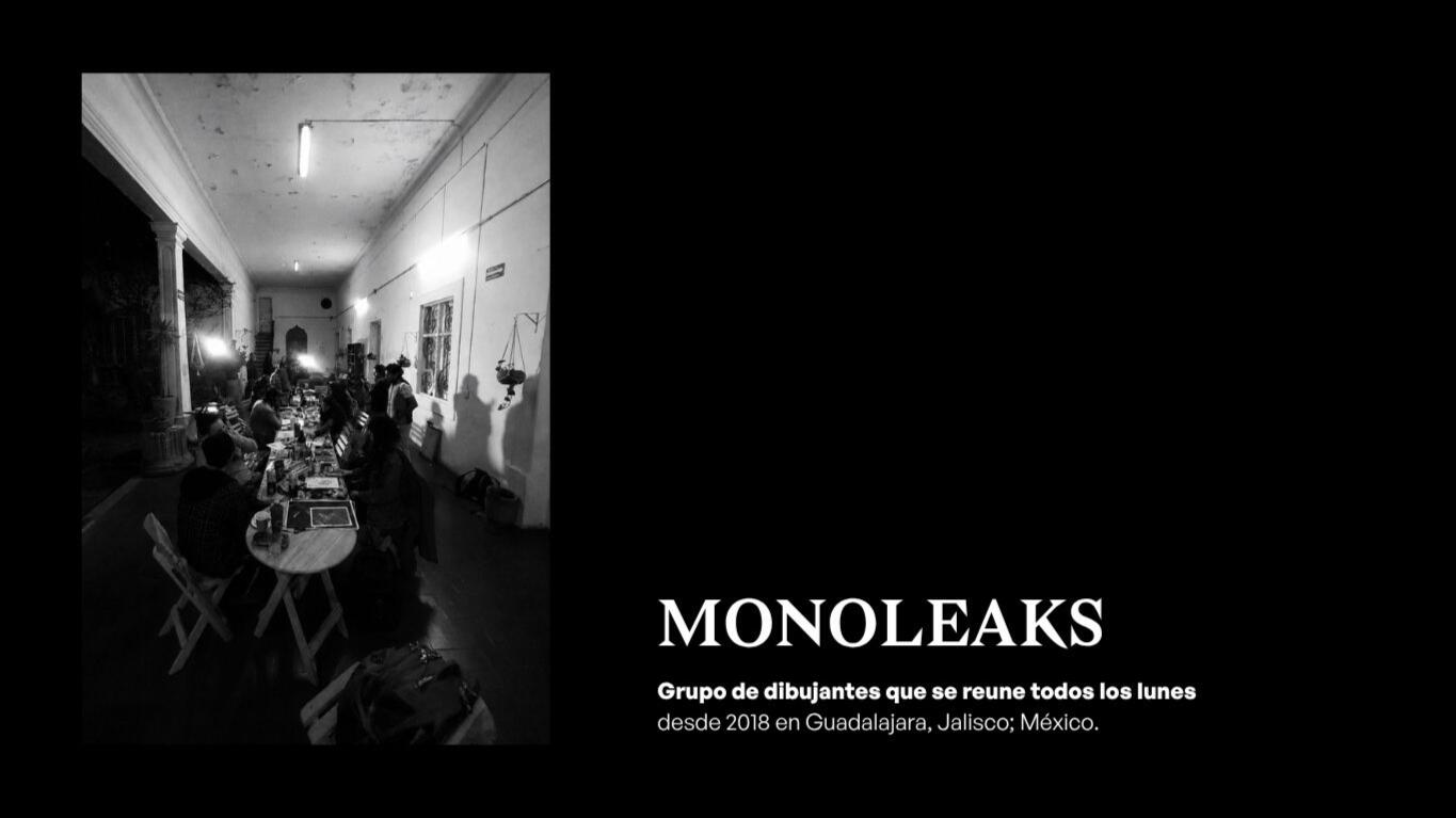 Colecta a beneficio de la infancia. Organizada por Monoleaks. Monoleaks Colectivo de dibujantes que se reune todos los lunes. Haus Arts Producción Cultural Internacional | Dirección creativa por: Xerenthiu Llamas