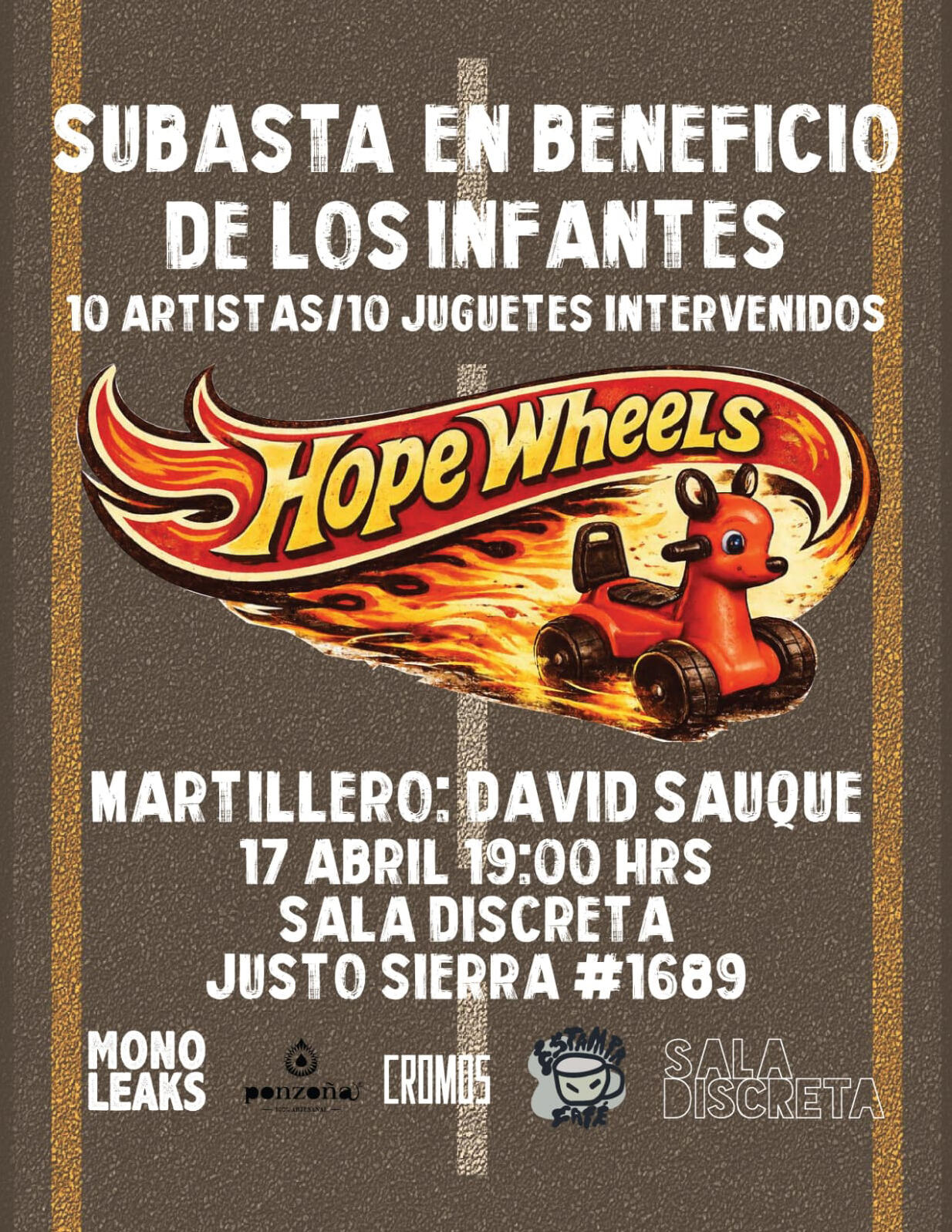 Monoleaks Colectivo subasta solidaria. Haus Arts Producción Cultural Internacional | Dirección creativa por: Xerenthiu Llamas